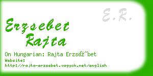 erzsebet rajta business card